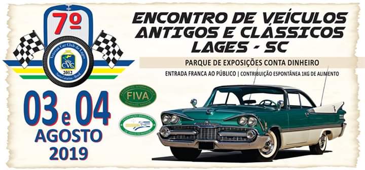 Prefeitura de Lages Carreata de divulgação do Encontro de Carros Antigos será promovida neste domingo 