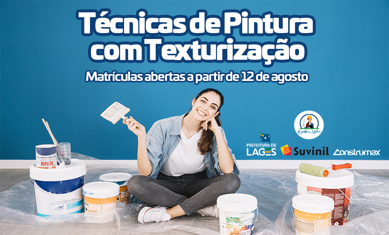 Prefeitura de Lages Dia 12 de agosto serão abertas as matrículas para o curso de técnicas de pintura do Qualifica Mulher Lages 