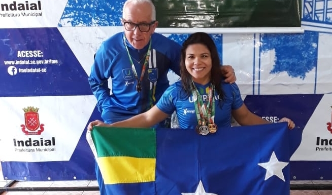 Prefeitura de Lages Lages conquista medalhas na natação dos Parajasc