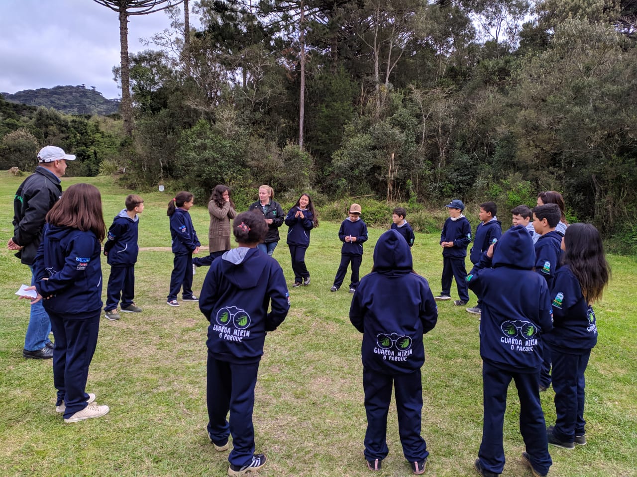 Prefeitura de Lages Oficina da Mata Atlântica é desenvolvida para alunos do Projeto Guarda Mirim 