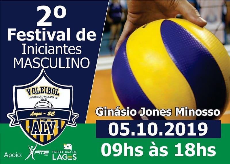 Prefeitura de Lages Ginásio Jones Minosso recebe, neste sábado, o 2º Festival de Voleibol Masculino para iniciantes