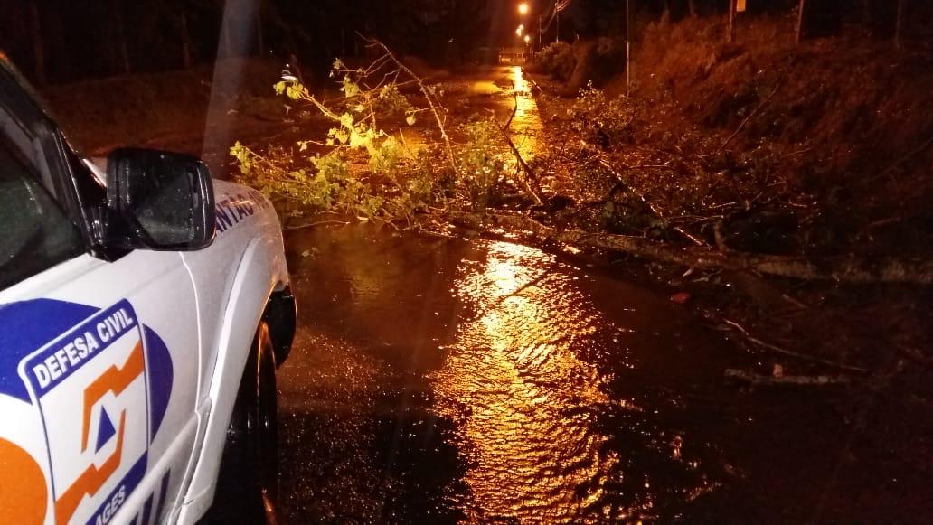 Prefeitura de Lages Temporal com ventos de 82 km/h atinge 22 bairros de Lages 