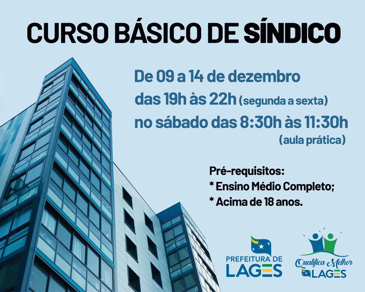 Prefeitura de Lages Curso básico de síndico é pioneiro em Lages, está aberto para 40 interessados e há outras 20 vagas para workshop de massagem 