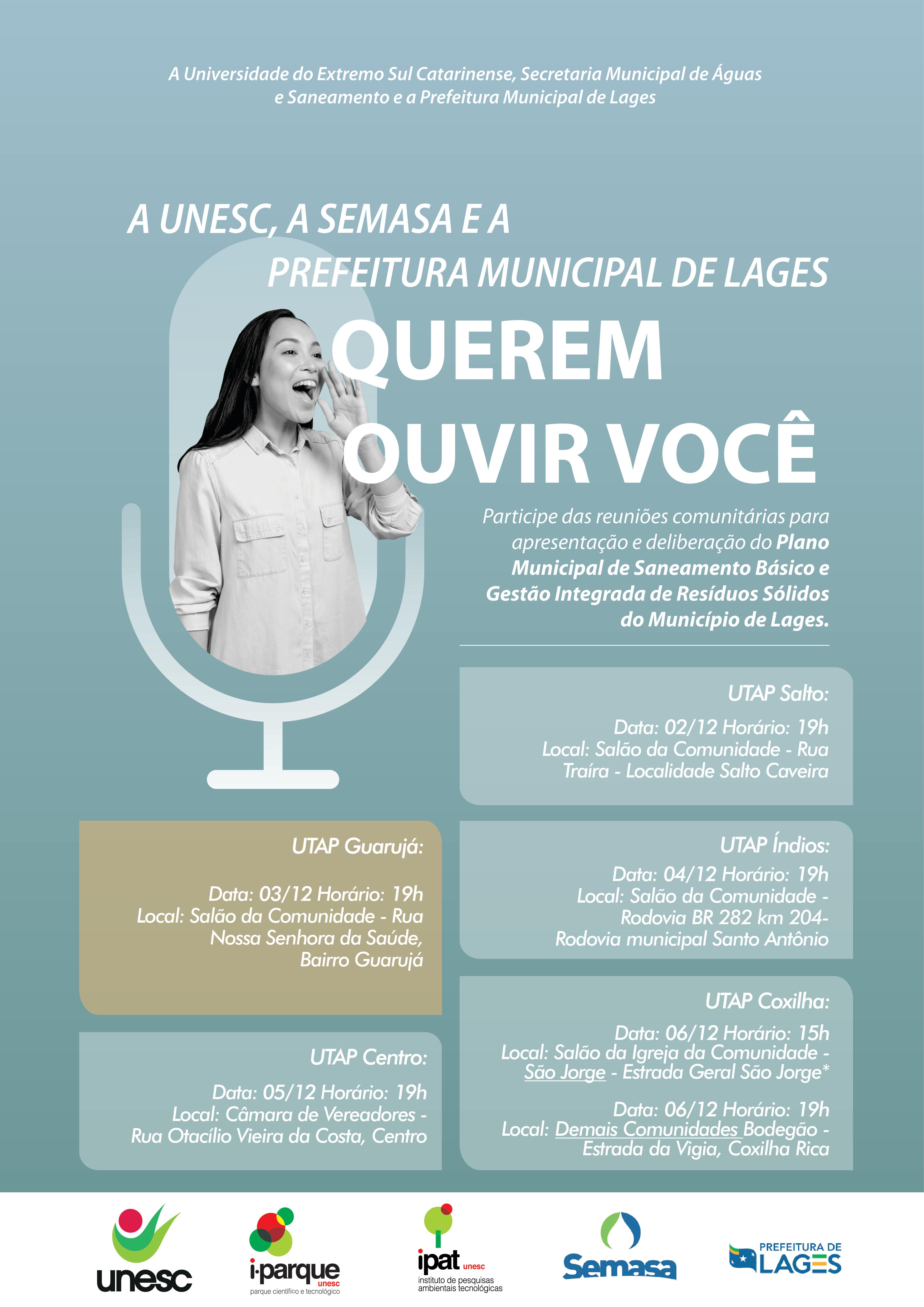 Prefeitura de Lages Retomadas as reuniões sobre a revisão do Plano Municipal de Saneamento Básico e Gestão Integrada de Resíduos Sólidos de Lages