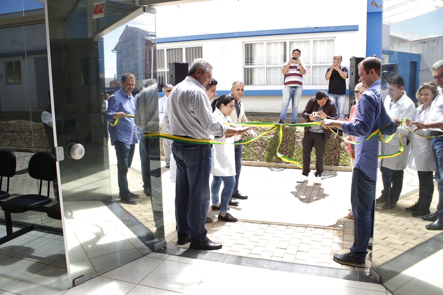 Prefeitura de Lages Prefeito Ceron inaugura nova Unidade de Saúde, no Conta Dinheiro, que atende demanda de cinco bairros 