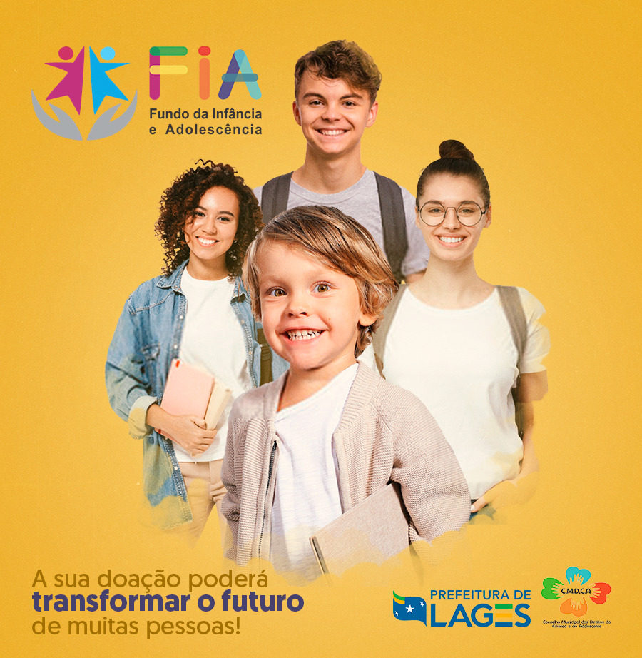 Prefeitura de Lages Empresas têm até dia 31 de dezembro para fazer sua doação ao Fundo para a Infância e Adolescência 