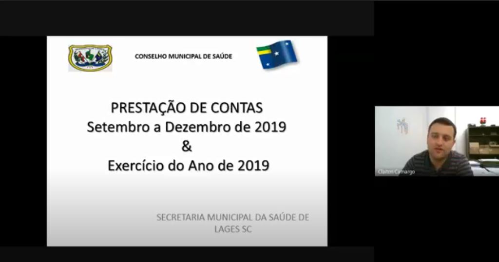 Prefeitura de Lages Conselho Municipal de Saúde realiza a primeira reunião virtual de sua história 