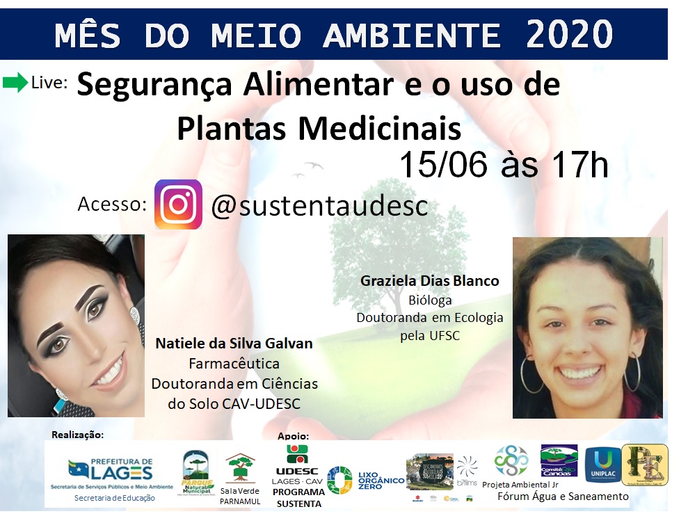 Prefeitura de Lages Semana intensa de lives marca o Mês do Meio Ambiente neste meio de junho 