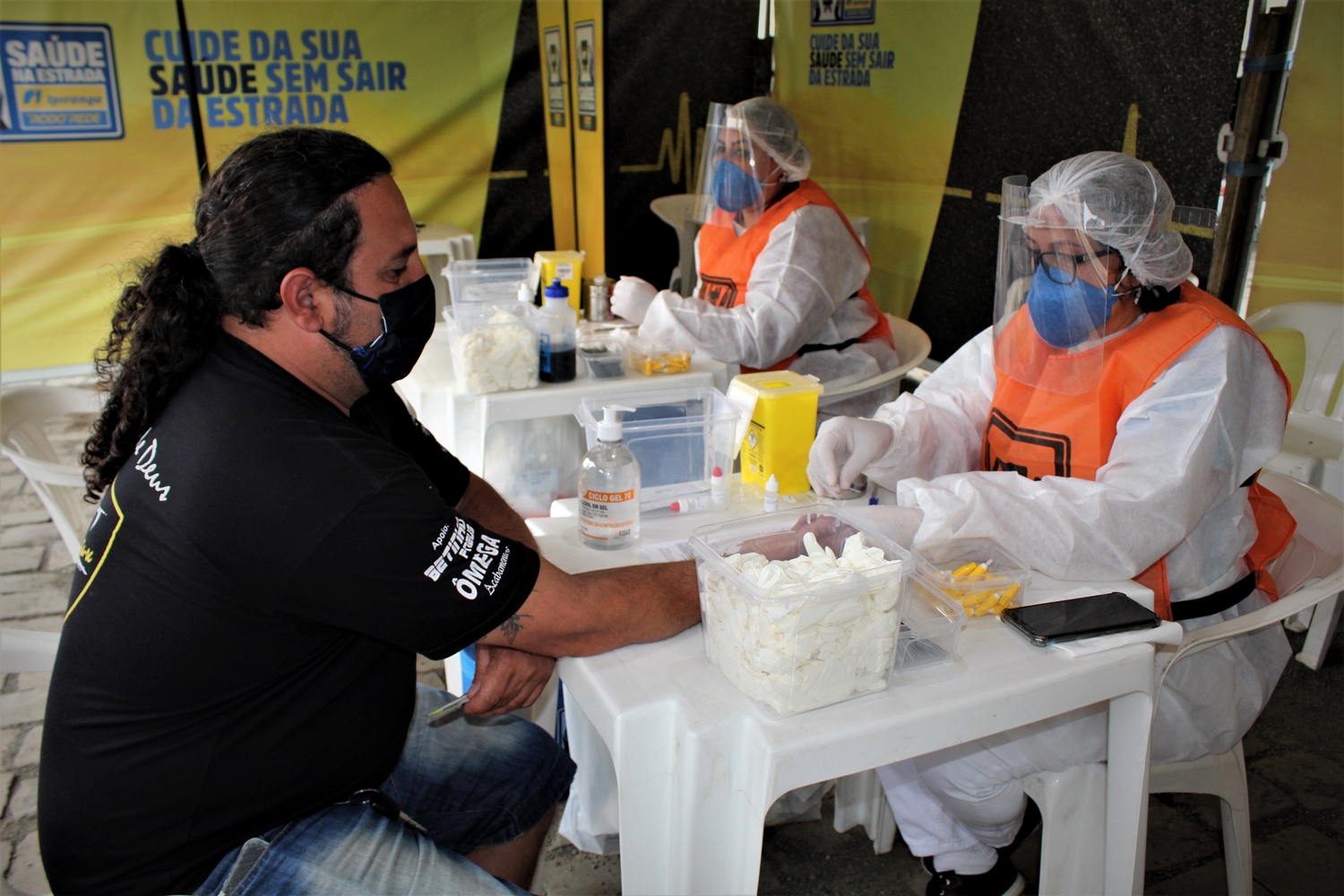 Prefeitura de Lages Coronavírus: projeto de testagem e prevenção da Covid-19 em caminhoneiros é realizado em Lages 