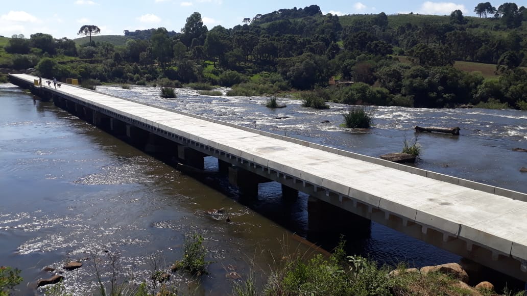 Prefeitura de Lages Melhorias no interior: nova ponte de Passo dos Fernandes deverá ser entregue no dia 22 de dezembro