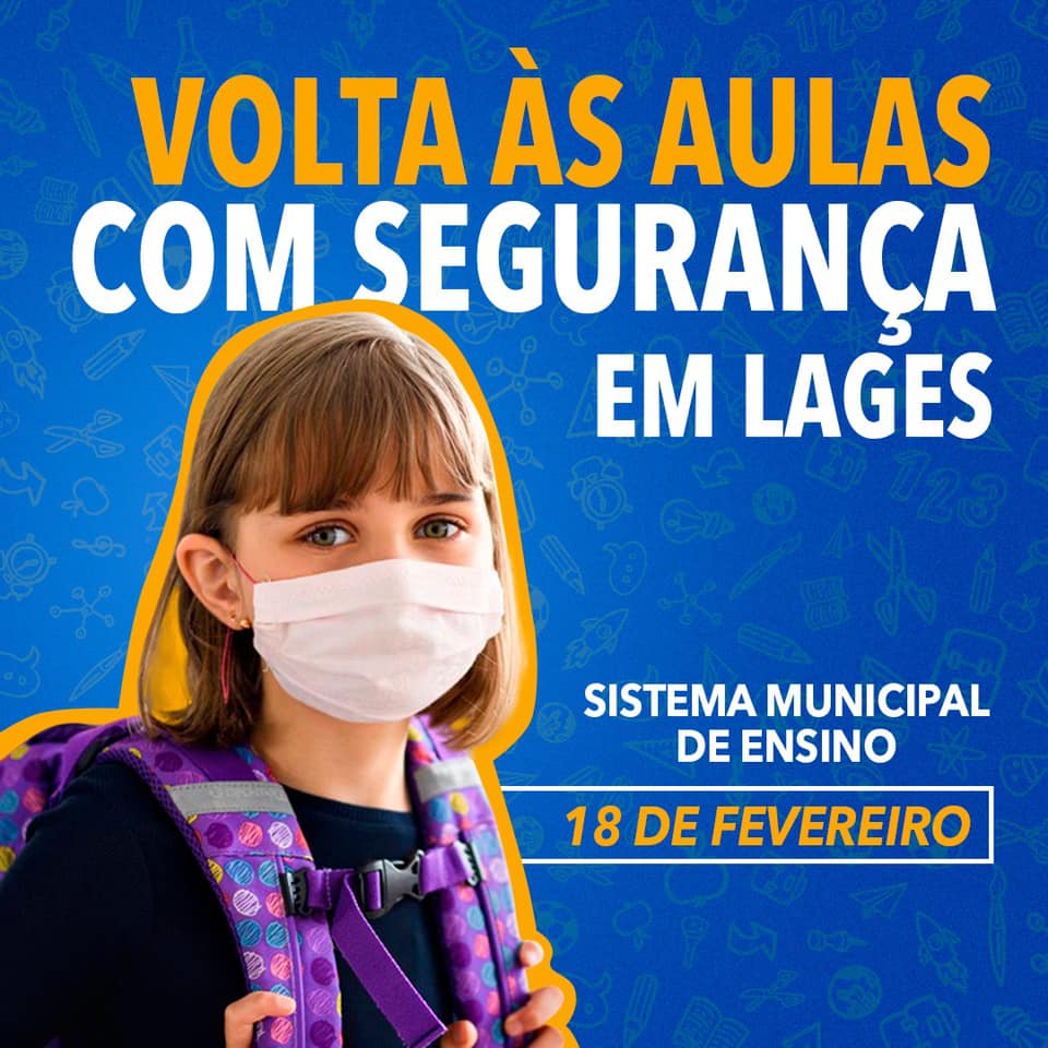 Prefeitura de Lages Escolas municipais se preparam para o retorno às aulas durante a pandemia