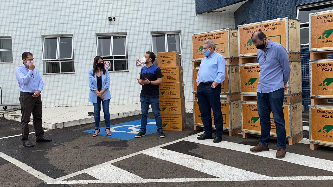 Prefeitura de Lages Klabin realiza nova doação de equipamentos hospitalares ao Tereza Ramos