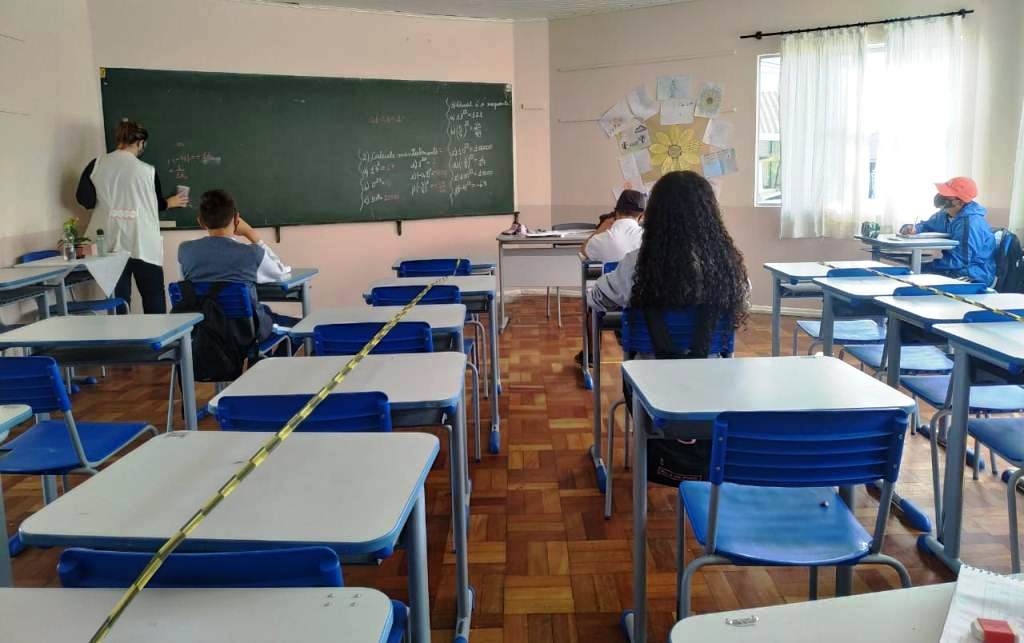 Prefeitura de Lages Cerca de 10 mil alunos retornaram às salas de aula em Lages 