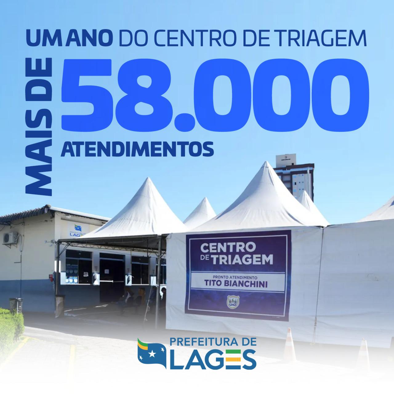 Prefeitura de Lages Centro de Triagem de Lages completa um ano com mais de 58 mil atendimentos realizados