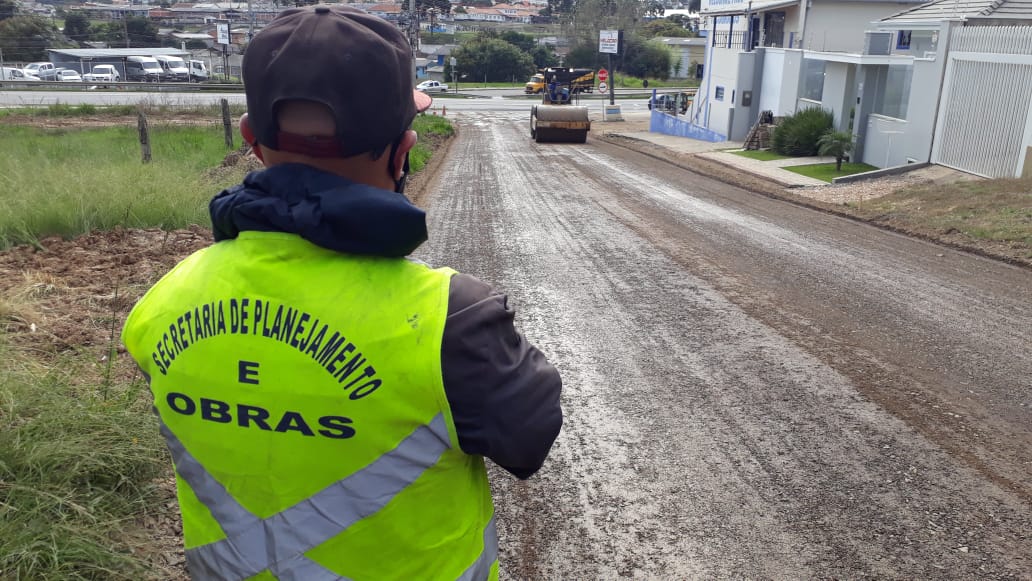 Prefeitura de Lages Ruas do Frei Rogério estão sendo pavimentadas