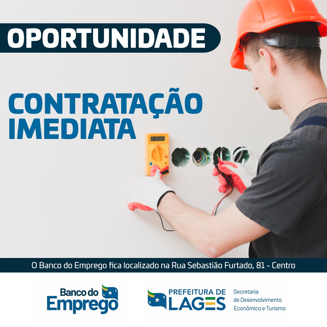 Prefeitura de Lages Cresce o número de vagas de emprego em Lages no quadrimestre recente de 2021 e 98 vagas estão abertas no Banco do Emprego do município 