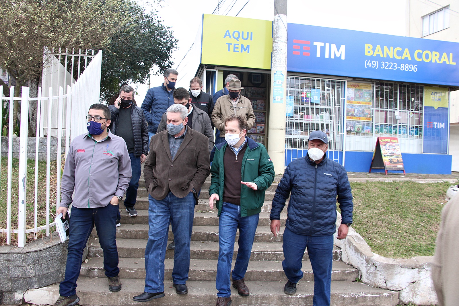 Prefeitura de Lages Prefeito Ceron e secretários são recebidos pela Associação Moradores do Coral e Núcleo da CDL