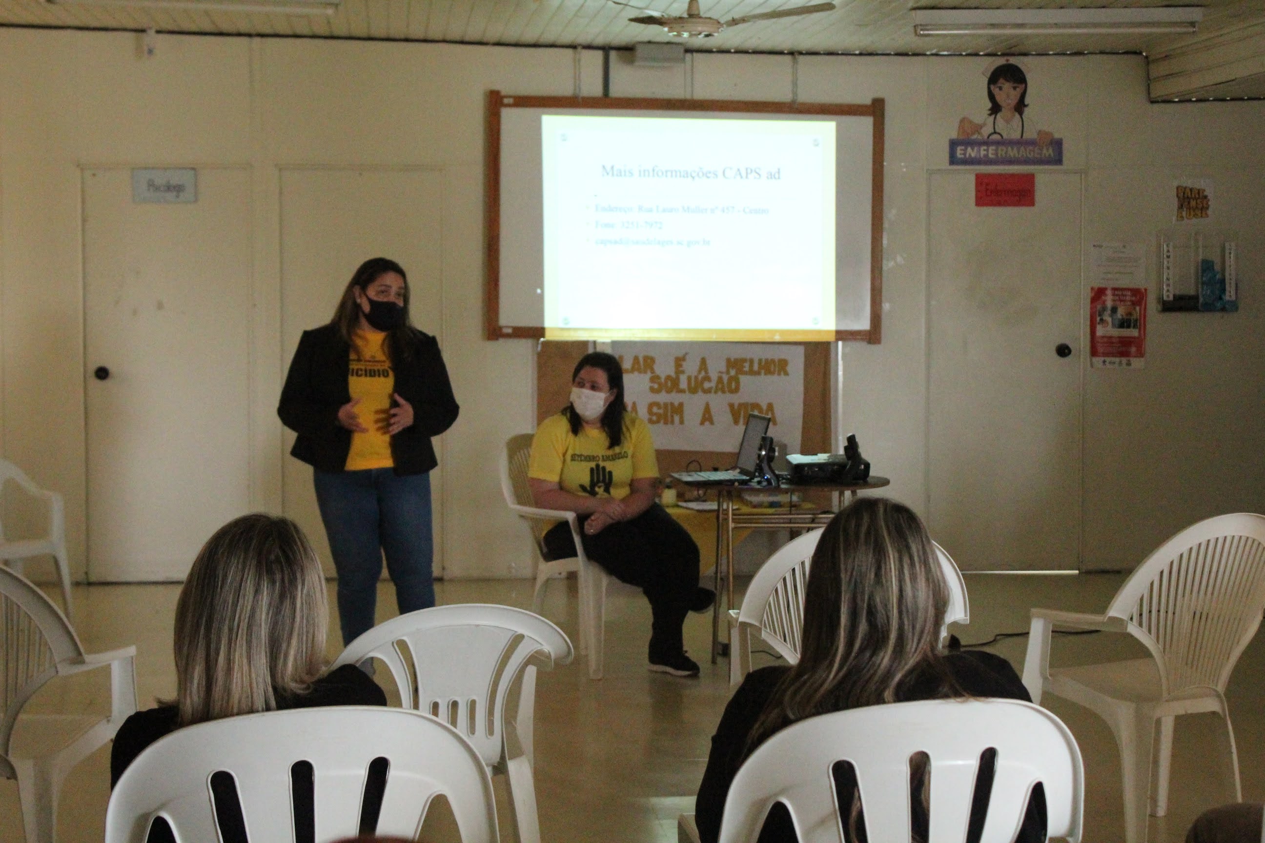 Prefeitura de Lages Secretaria da Saúde de Lages realiza capacitação dos gestores das Unidades de Saúde em alusão ao Setembro Amarelo