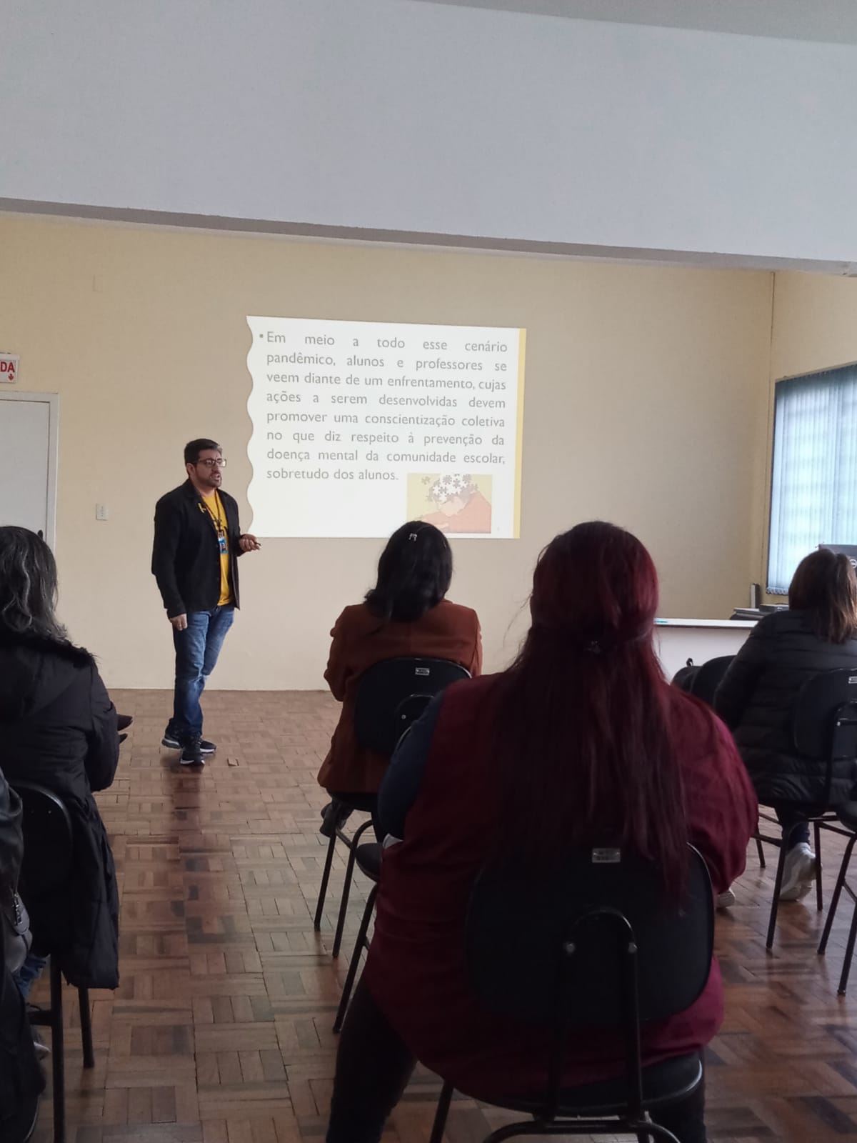 Prefeitura de Lages Gerência de Saúde Mental realiza palestra com o tema: Saúde Mental de Crianças e Adolescentes: um desafio aos profissionais da Educação