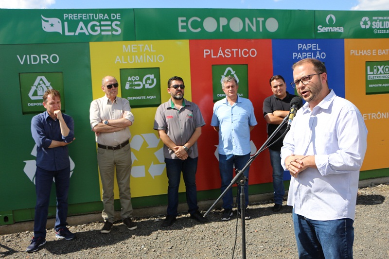 Prefeitura de Lages Prefeitura de Lages aumenta o número de “Ecopontos” instalados na cidade