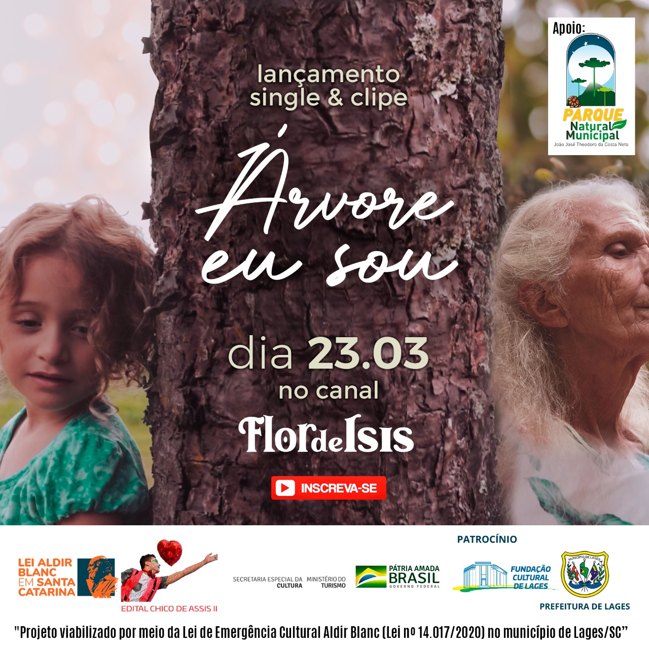 Prefeitura de Lages Música e videoclipe sobre a relação do ser humano com a natureza é lançada com apoio da Fundação Cultural de Lages