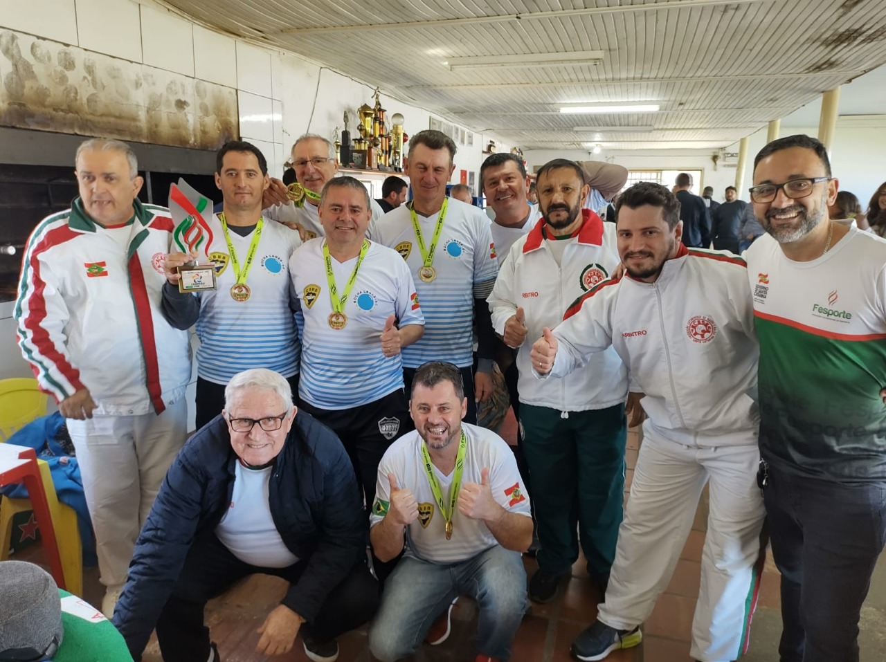 Prefeitura de Lages Lages sagra-se campeã na fase microrregional dos Jasc, na bocha masculina