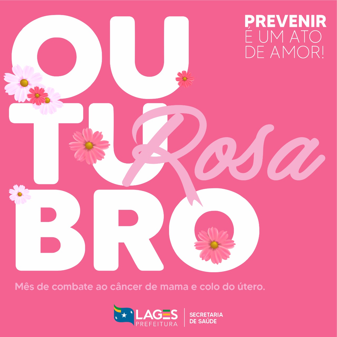 Prefeitura de Lages Outubro Rosa: Saúde de Lages programa atividades alusivas de prevenção ao câncer de mama e colo do útero