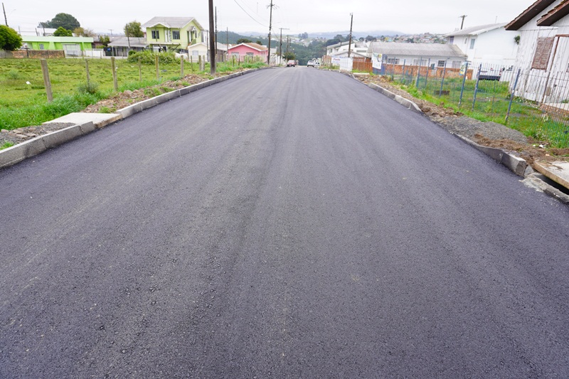 Prefeitura de Lages Rua Visconde de Inhaúma, no Maria Luiza, está asfaltada