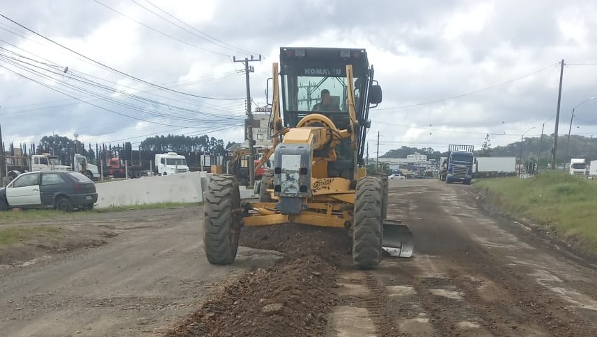 Prefeitura de Lages Prefeitura de Lages realiza recuperação de vias após constantes chuvas