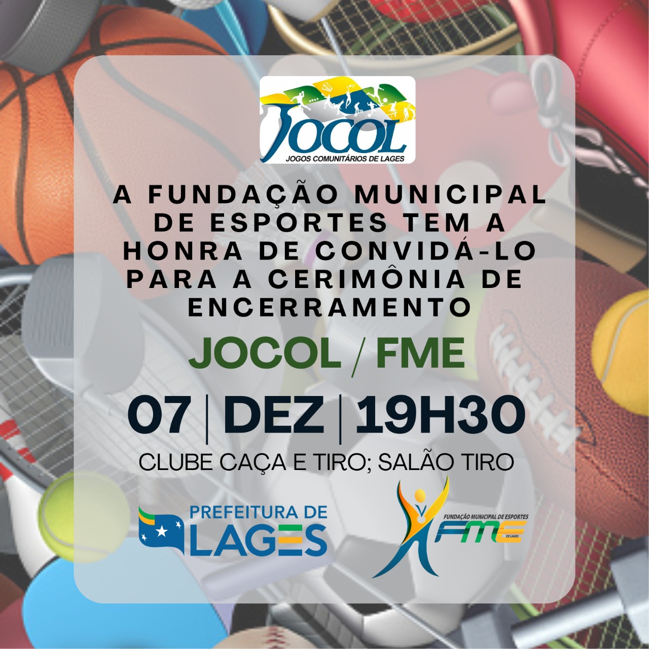 Prefeitura de Lages Fundação Municipal de Esportes prepara cerimônia de encerramento para os Jocol 2022