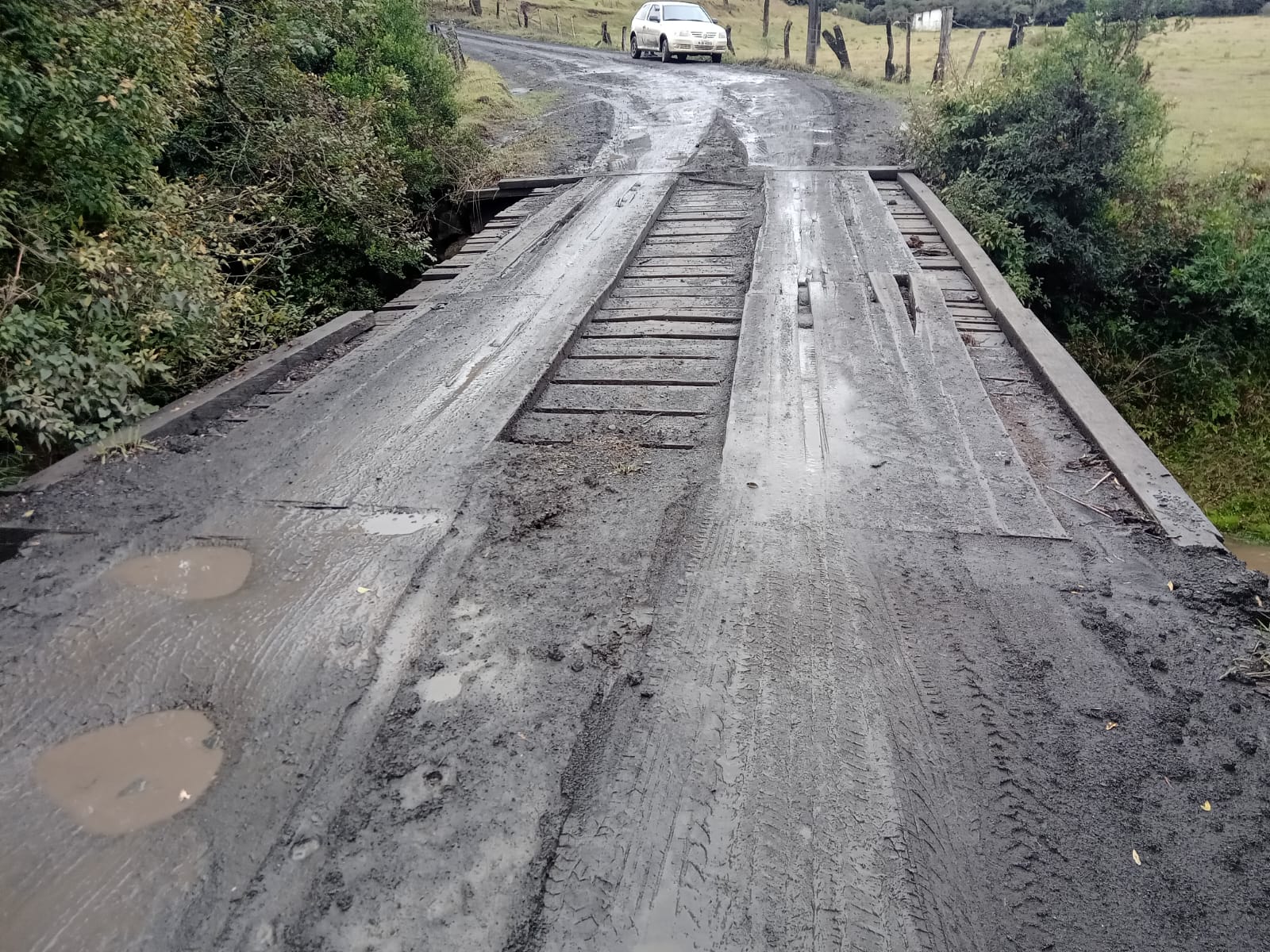 Prefeitura de Lages Ponte de Gramados está interditada para veículos pesados