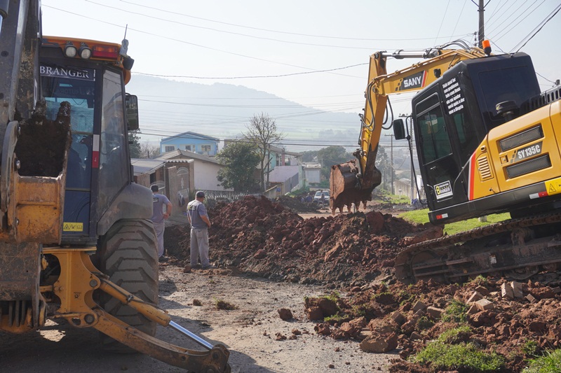 Prefeitura de Lages Rua Pompeu Sabatini será pavimentada num prazo de três meses