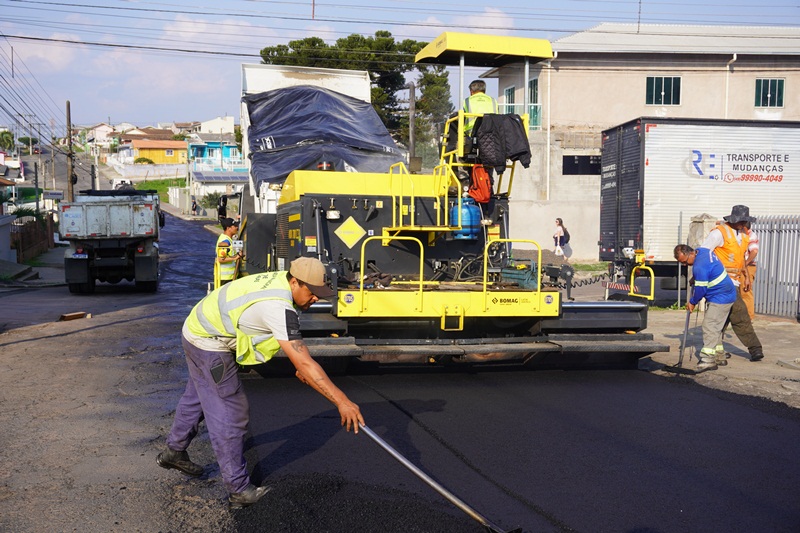 Prefeitura de Lages Recapeamento de trecho da Sete de Setembro é realizado pela Prefeitura