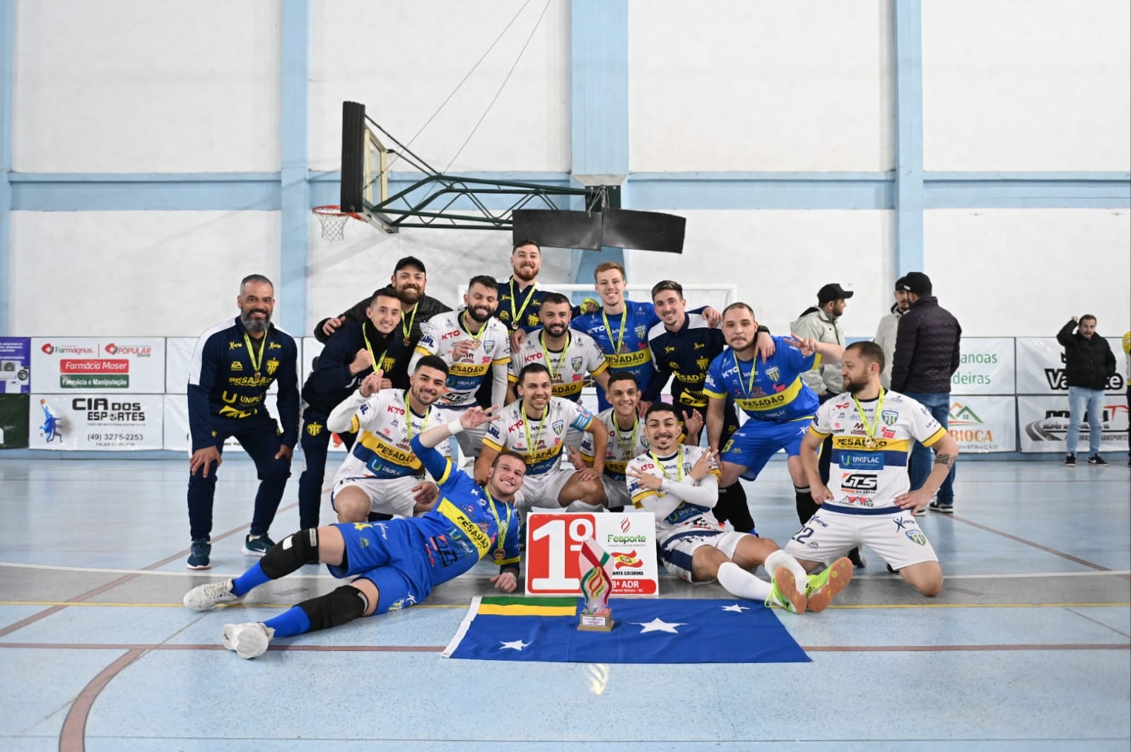 Prefeitura de Lages Lages Futsal conquista o título microrregional dos Jogos Abertos de Santa Catarina e sagra-se campeão invicto com 28 gols