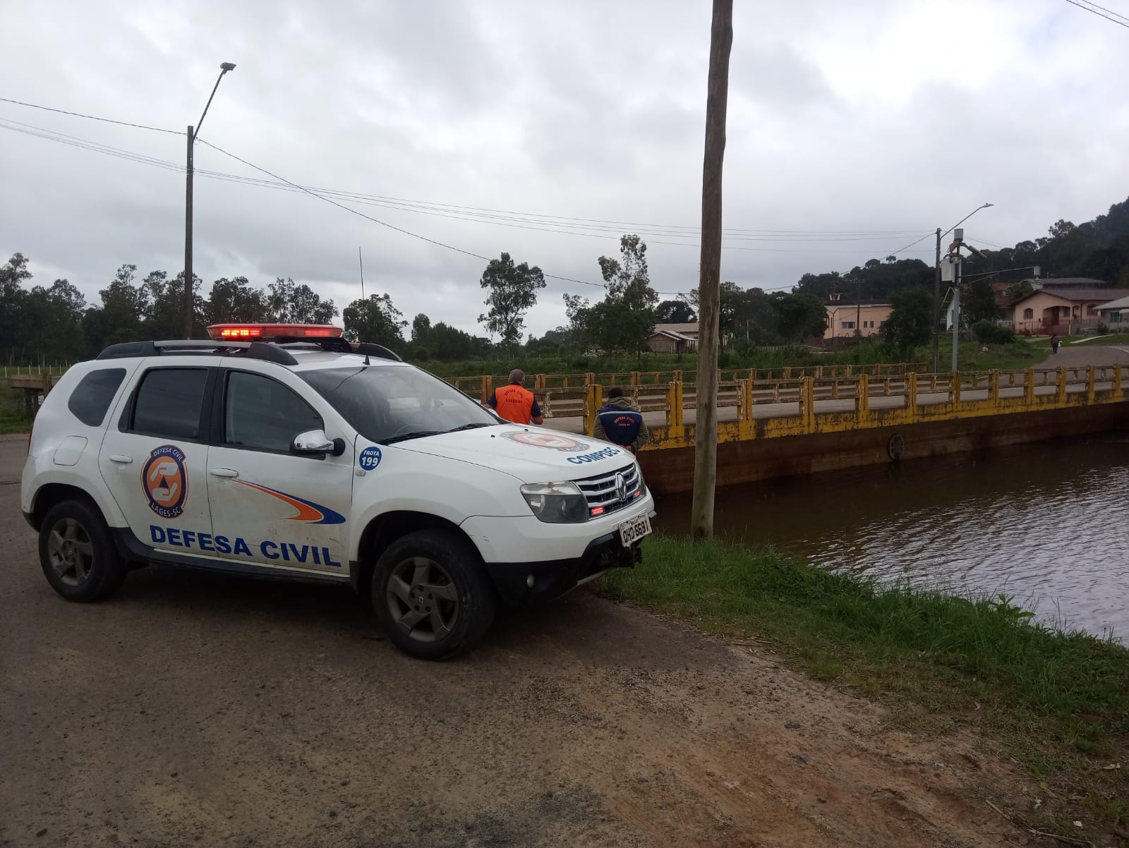 Prefeitura de Lages Defesa Civil alerta para retorno de chuvas volumosas, nesta segunda-feira (16)