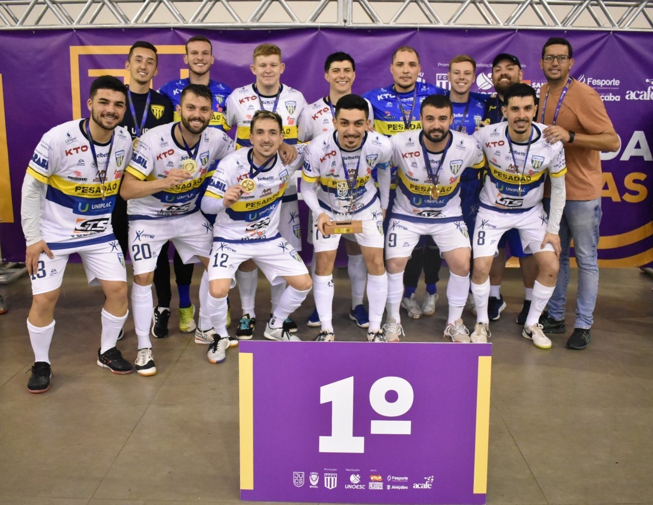 Prefeitura de Lages Lages Futsal/Uniplac representa o estado na maior competição universitária da América Latina 