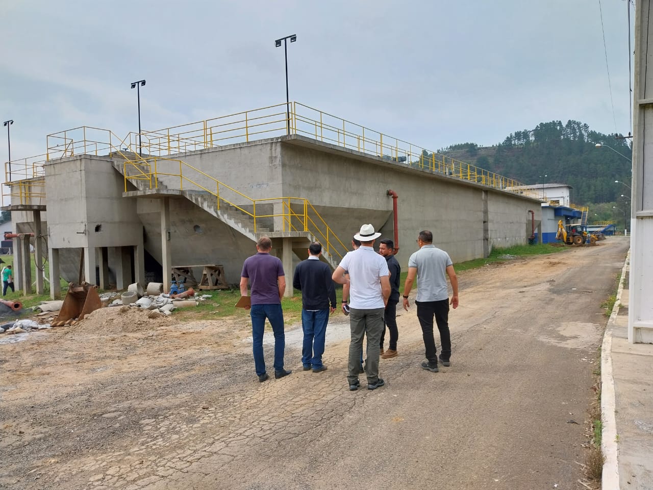 Prefeitura de Lages Obras do Complexo Ponte Grande são fiscalizadas pela CEF