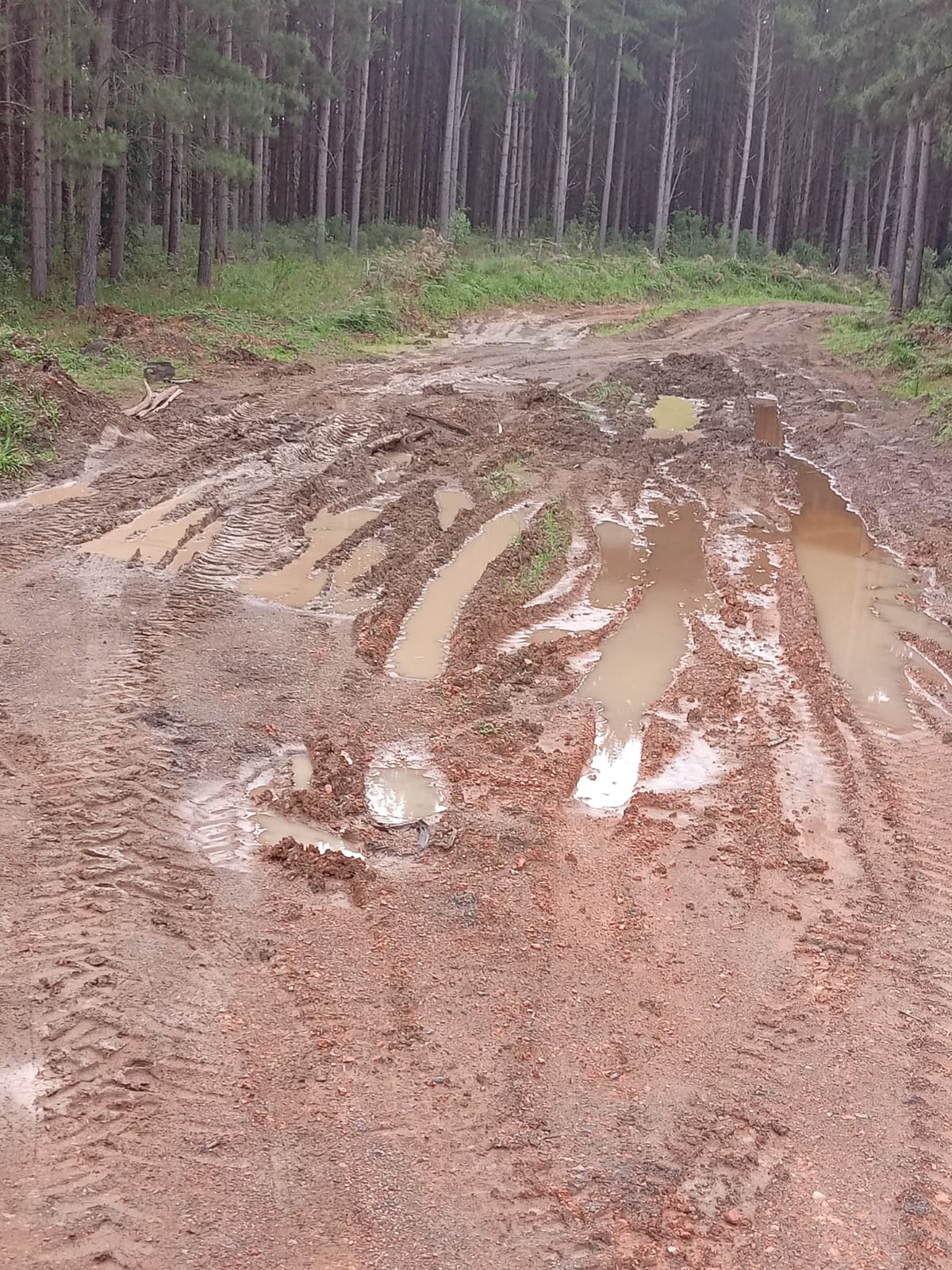 Prefeitura de Lages Temporal do dia 30 de outubro afeta seriamente estradas vicinais