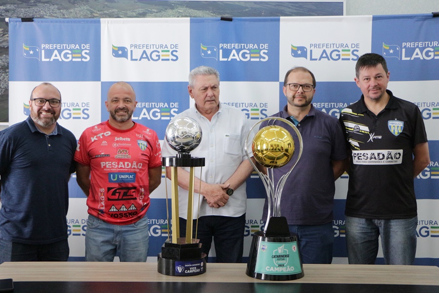 Prefeitura de Lages Ceron parabeniza equipe lageana campeã do Catarinense de Futsal 2023 