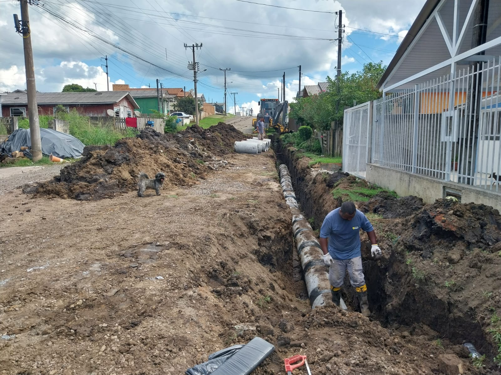 Prefeitura de Lages Iniciadas as obras de reurbanização da rua Flamengo, no Santa Mônica