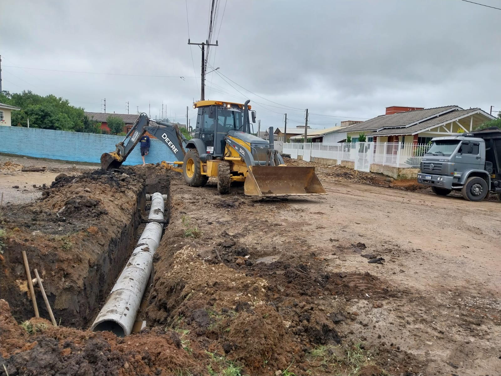 Prefeitura de Lages Rua Clube de Regatas Flamengo tem obras intensificadas