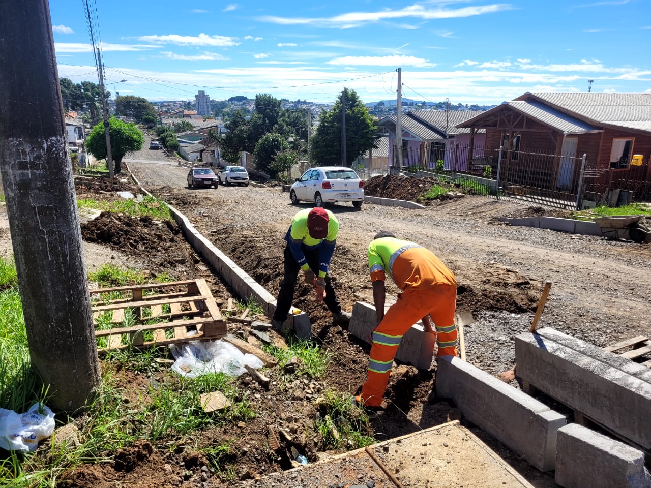 Prefeitura de Lages Rua Porto Alegre tem novo trecho reurbanizado