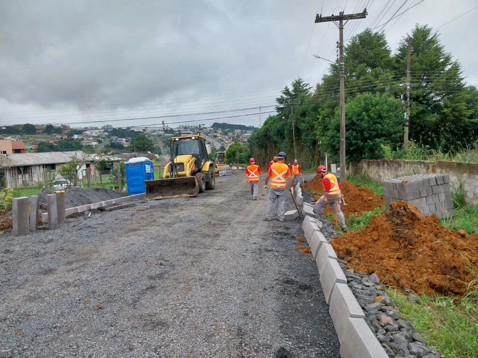 Prefeitura de Lages Rua Olavo Bilac tem novo trecho reurbanizado