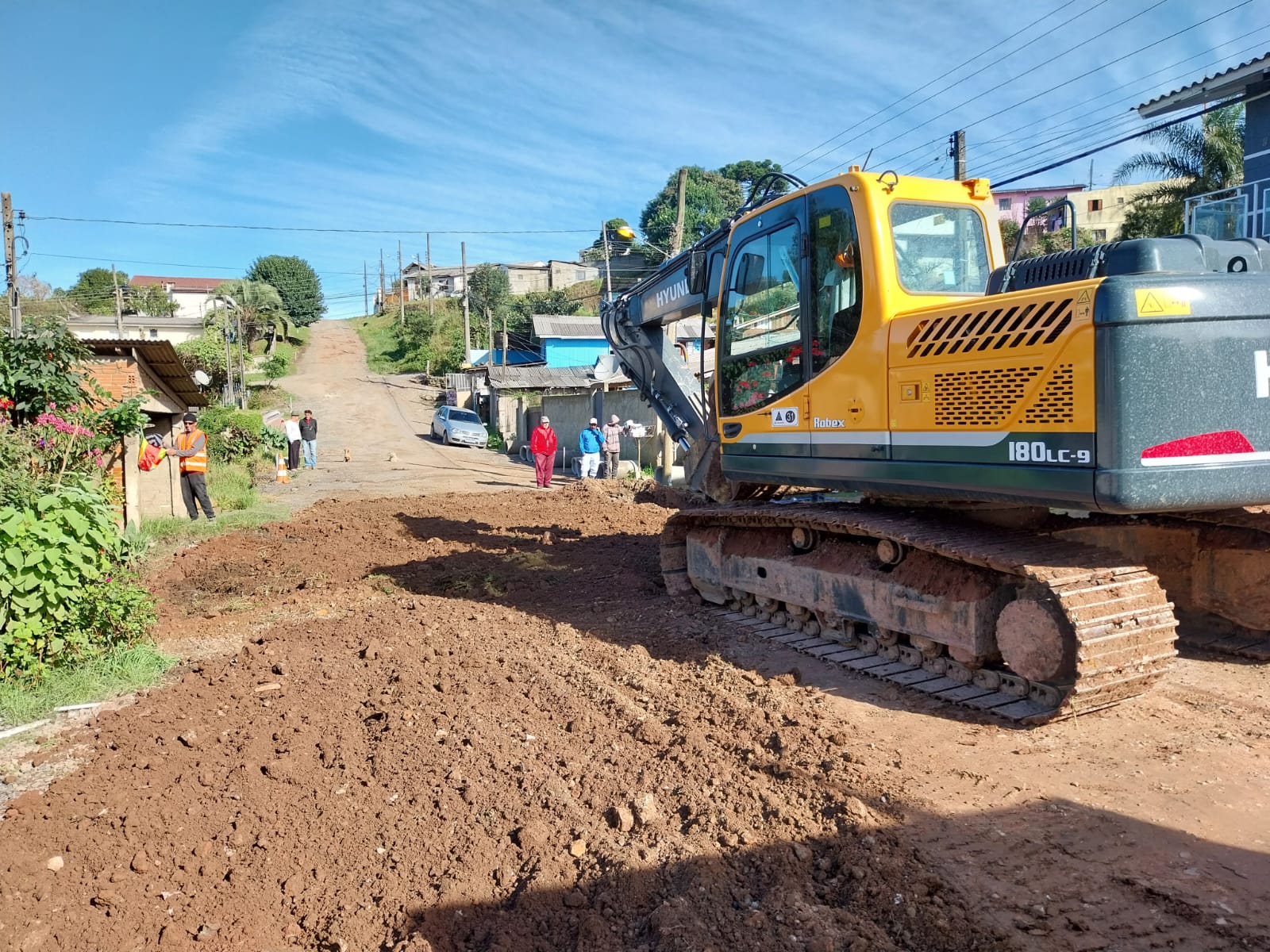 Prefeitura de Lages Iniciadas as obras de reurbanização da rua dos Franciscanos