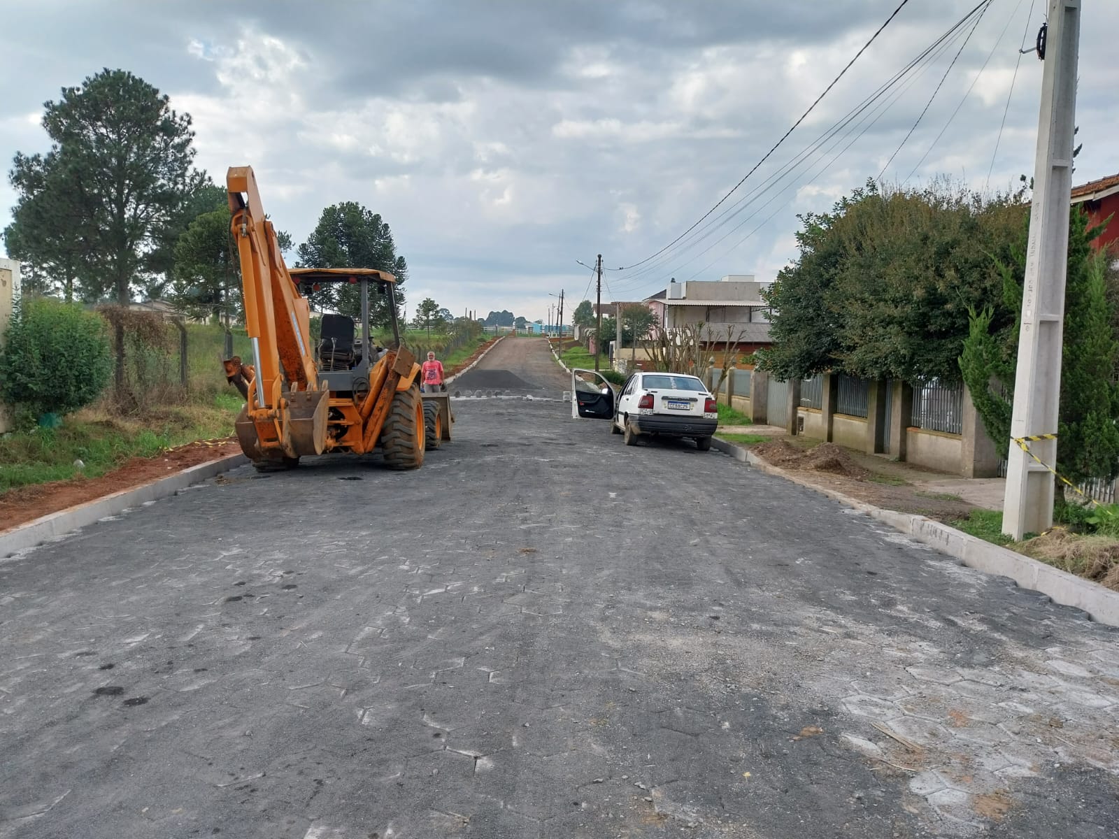 Prefeitura de Lages Rua Antenor Moreira, no Universitário, está sendo pavimentada