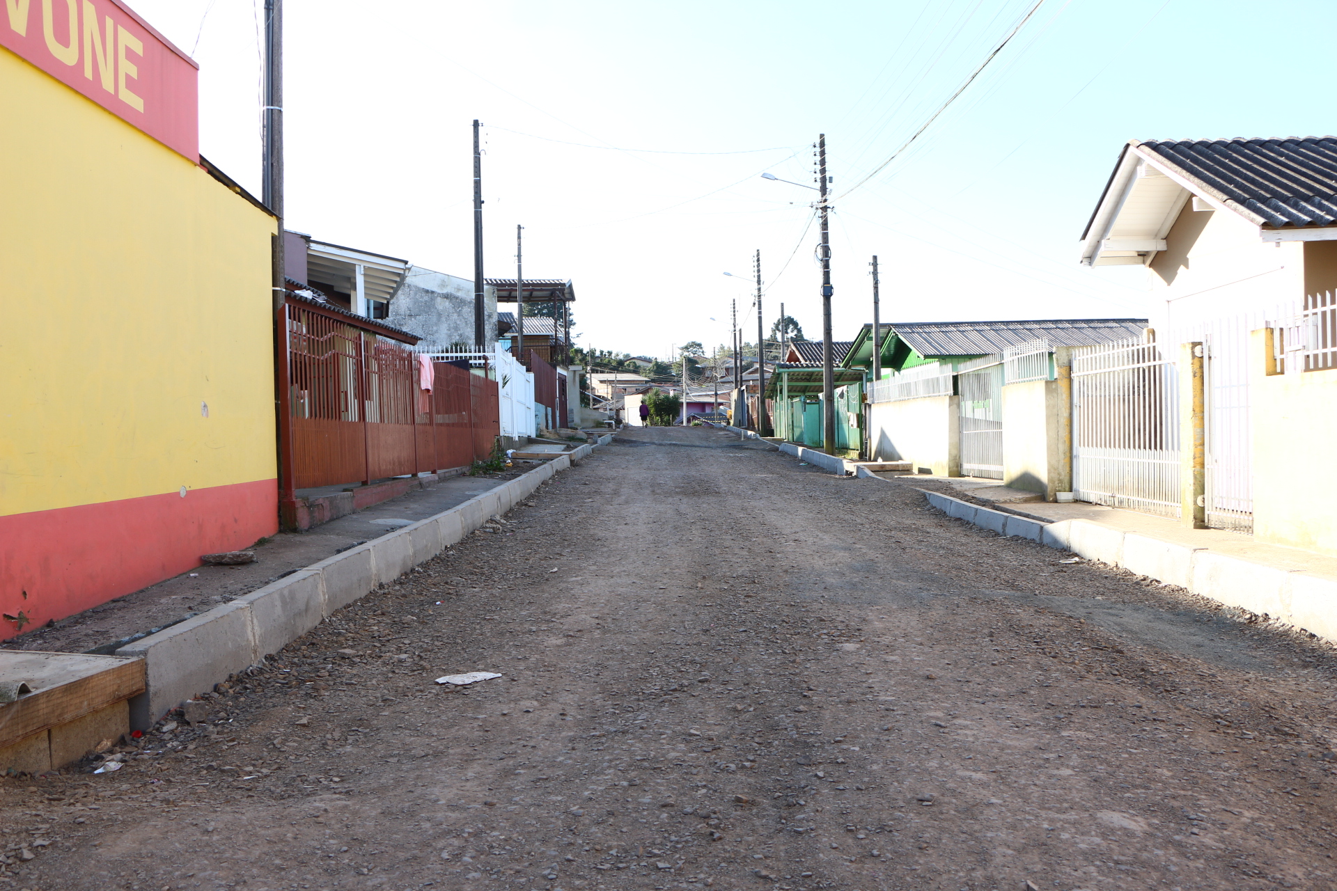 Prefeitura de Lages Rua Ricarte de Sá, no bairro São Pedro, terá pavimentação com lajota