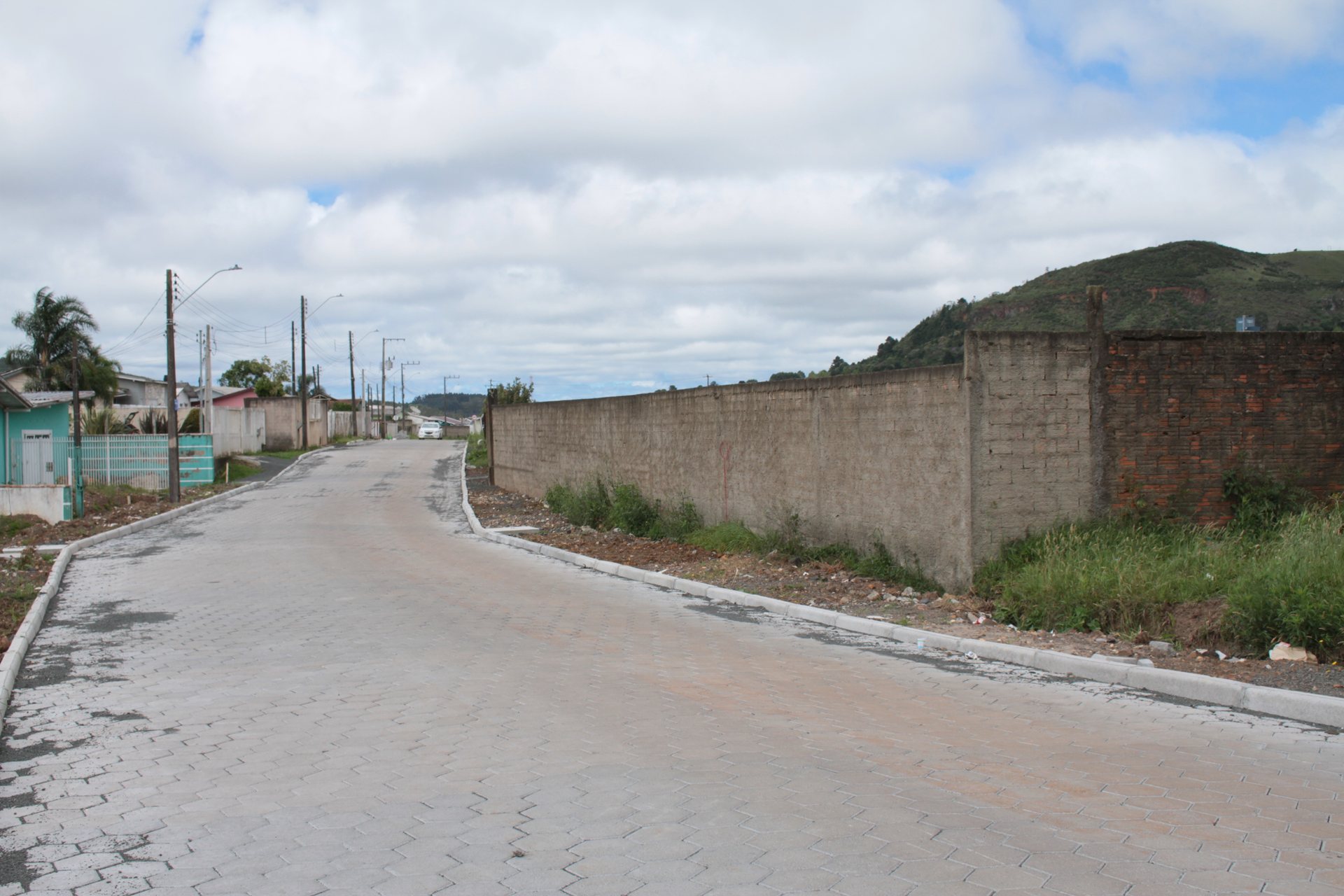 Prefeitura de Lages Ruas do Universitário são pavimentadas com lajota