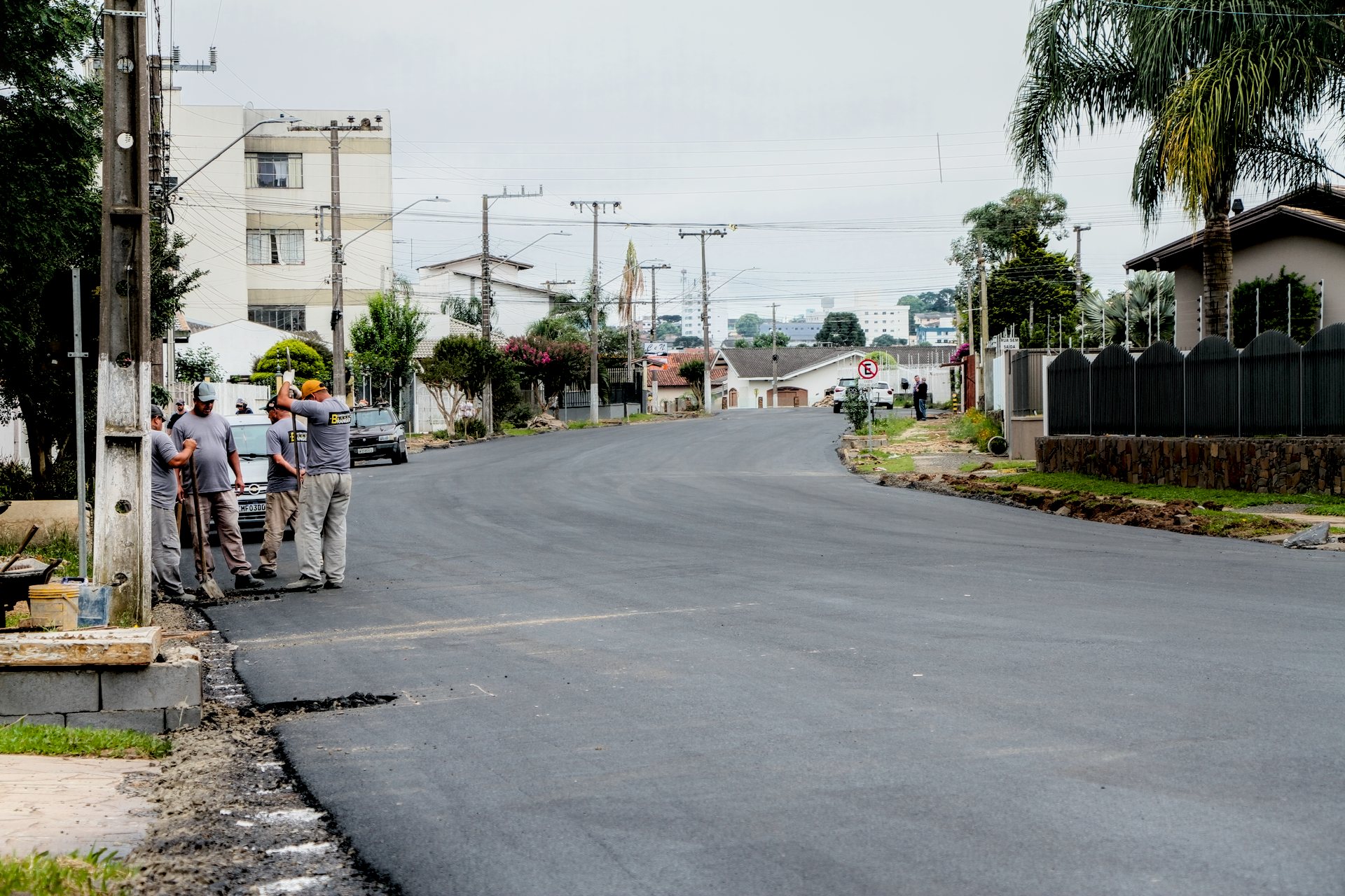 Prefeitura de Lages Rua Jairo Luiz Ramos já está asfaltada