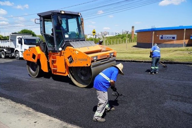 Prefeitura de Lages Convênio com usina de asfalto gerou economia de 30% em obras da cidade