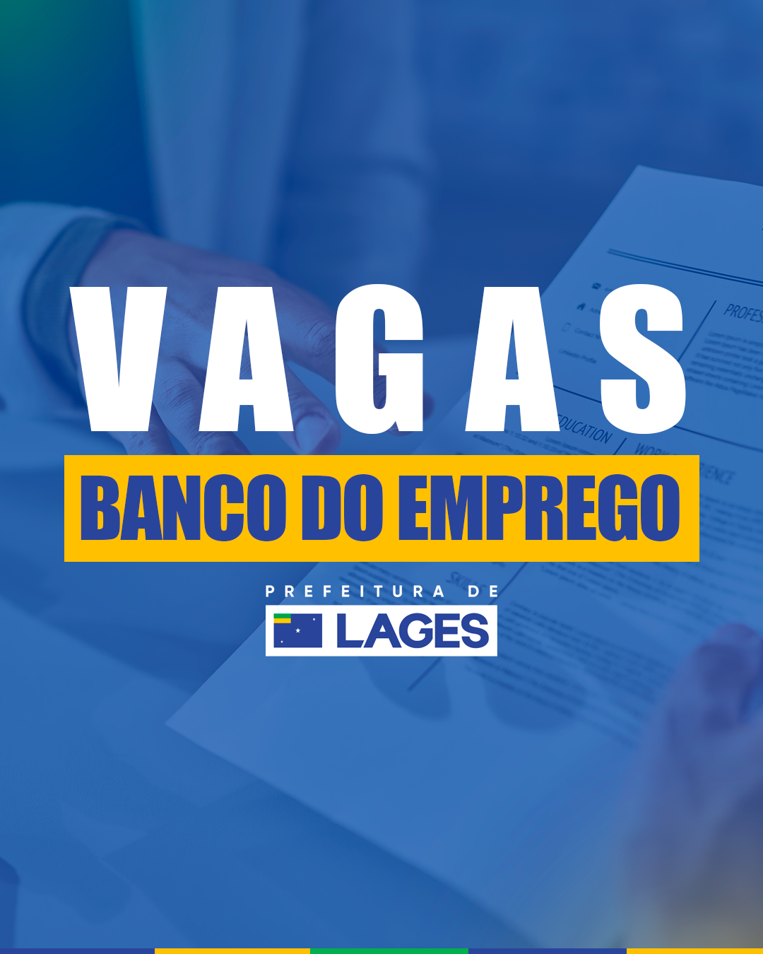 Prefeitura de Lages Banco do Emprego atualiza lista de oportunidades com 445 vagas em diversas áreas